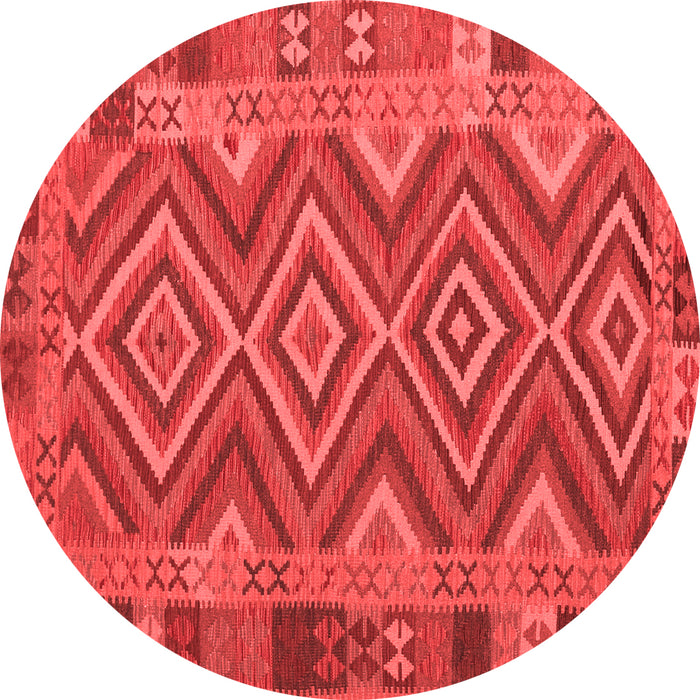 Machine Washable Southwestern Red Country Rug, wshcon1097red