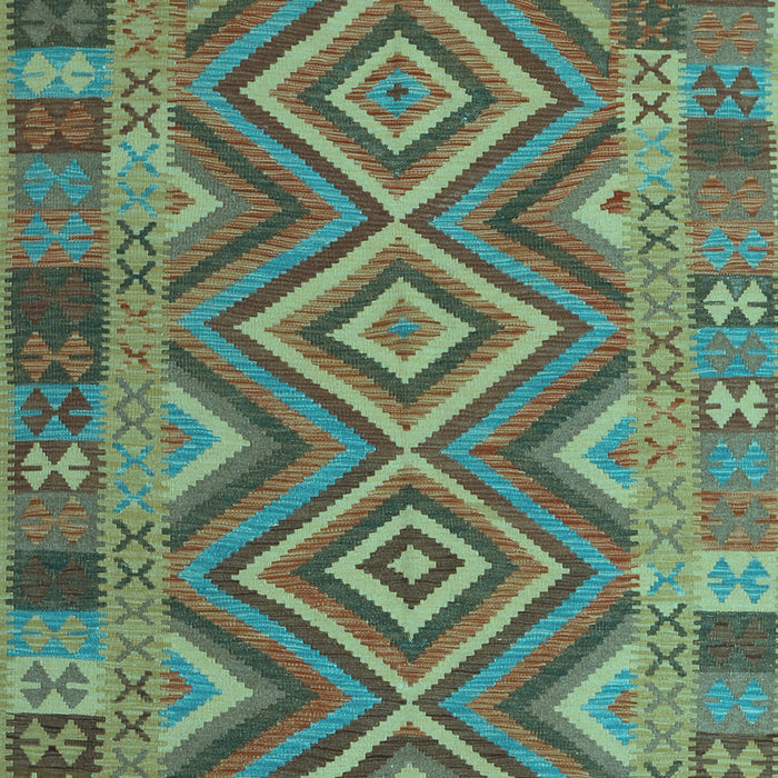 Southwestern Light Blue Country Rug, con1097lblu