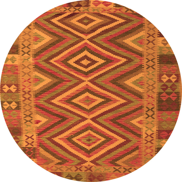 Machine Washable Southwestern Orange Country Area Rugs, wshcon1097org