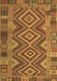 Southwestern Brown Country Rug, con1097brn