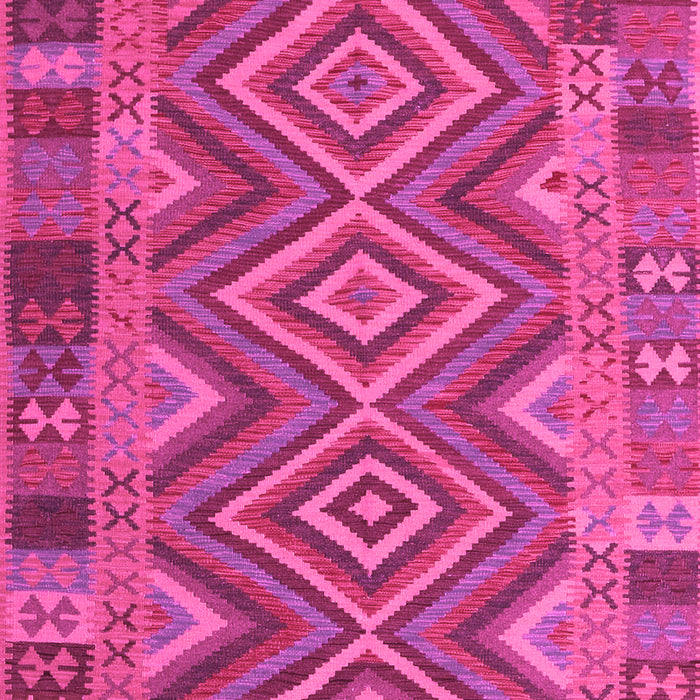 Machine Washable Southwestern Pink Country Rug, wshcon1097pnk