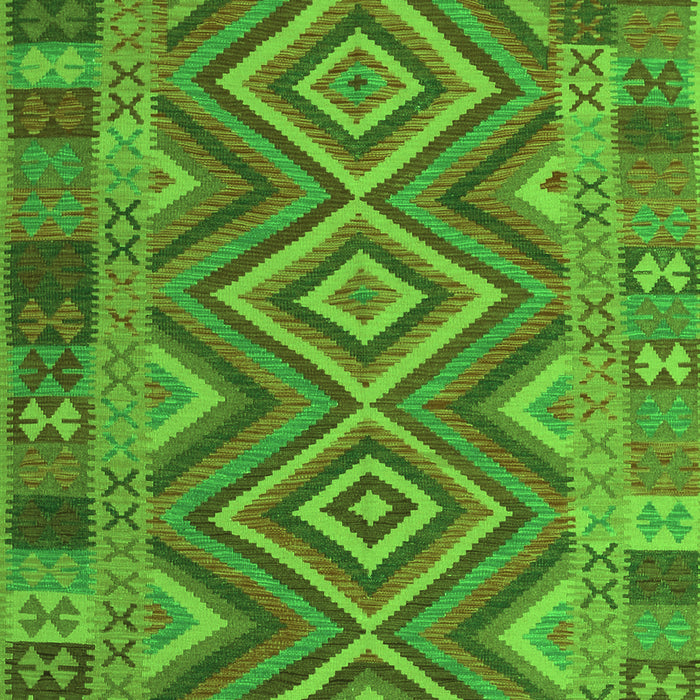 Southwestern Green Country Rug, con1097grn