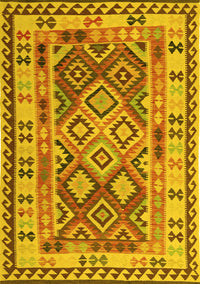 Southwestern Yellow Country Rug, con1098yw