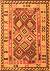 Southwestern Orange Country Rug, con1098org