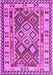 Machine Washable Southwestern Purple Country Area Rugs, wshcon1098pur