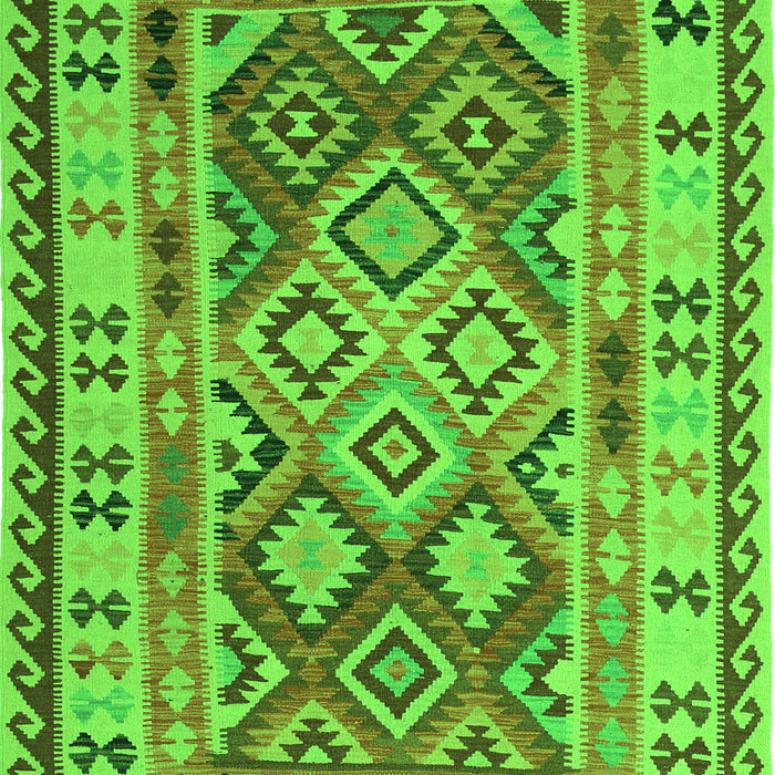 Southwestern Green Country Rug, con1098grn