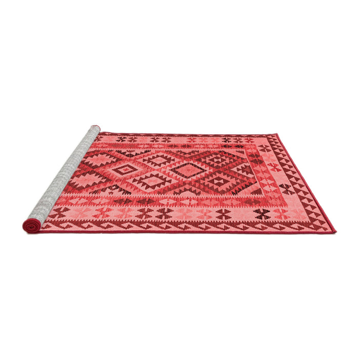 Country Red Washable Rugs