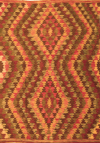 Southwestern Orange Country Rug, con1099org