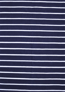 Abstract Blue Contemporary Rug, con109blu