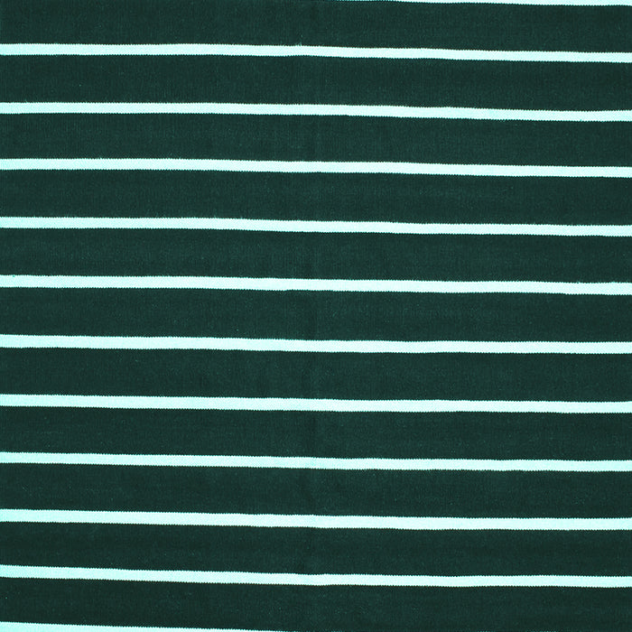 Abstract Turquoise Contemporary Rug, con109turq