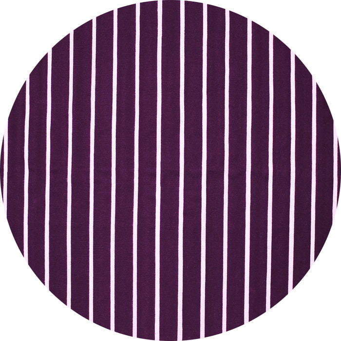 Round Machine Washable Abstract Pink Contemporary Rug, wshcon109pnk