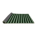 Sideview of Abstract Emerald Green Contemporary Rug, con109emgrn