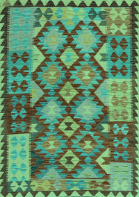 Oriental Turquoise Traditional Rug, con1100turq