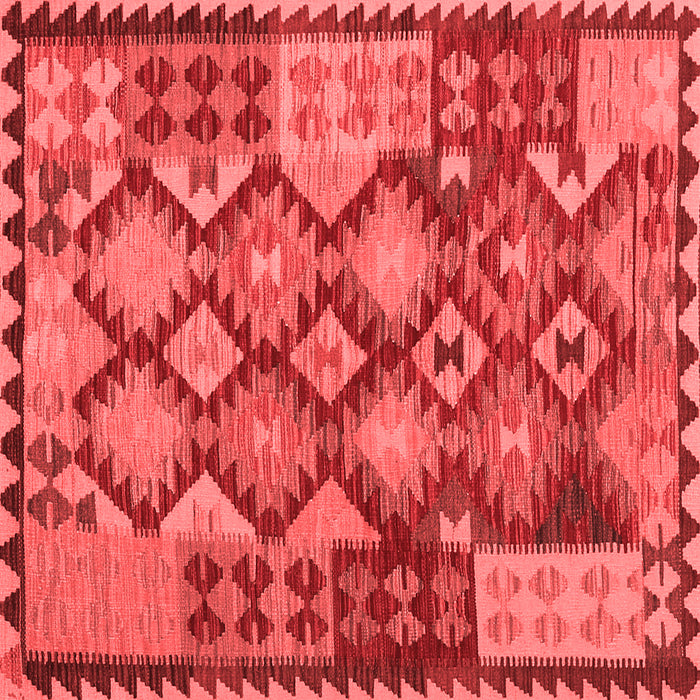 Machine Washable Oriental Red Traditional Rug, wshcon1100red