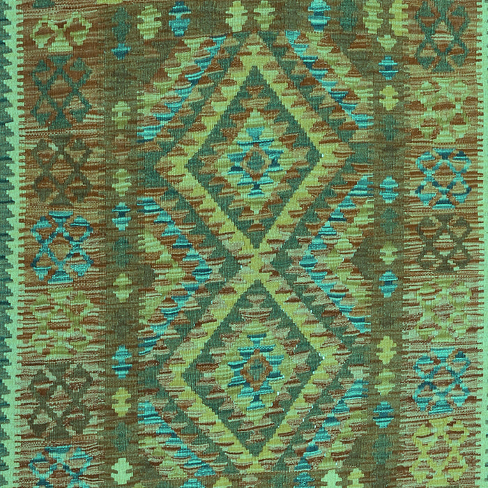 Oriental Turquoise Traditional Rug, con1101turq