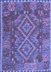 Oriental Blue Traditional Rug, con1101blu