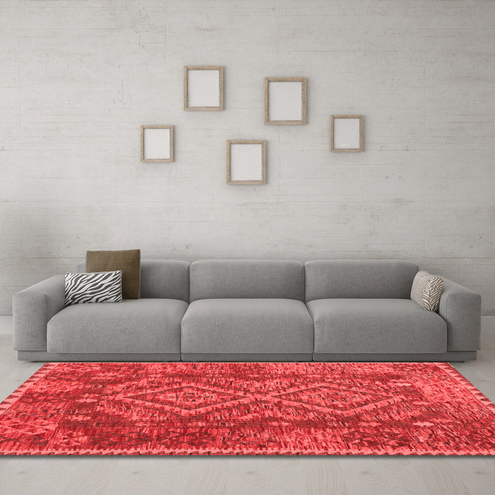 Traditional Red Washable Rugs