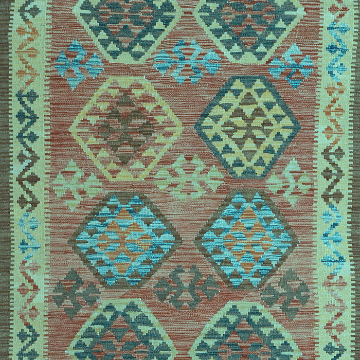 Machine Washable Oriental Light Blue Traditional Rug, wshcon1102lblu