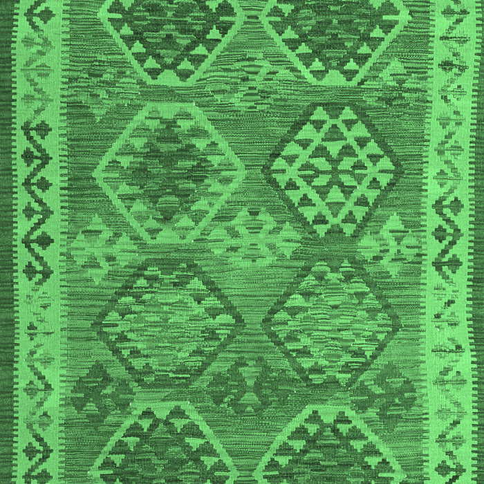 Oriental Emerald Green Traditional Rug, con1102emgrn
