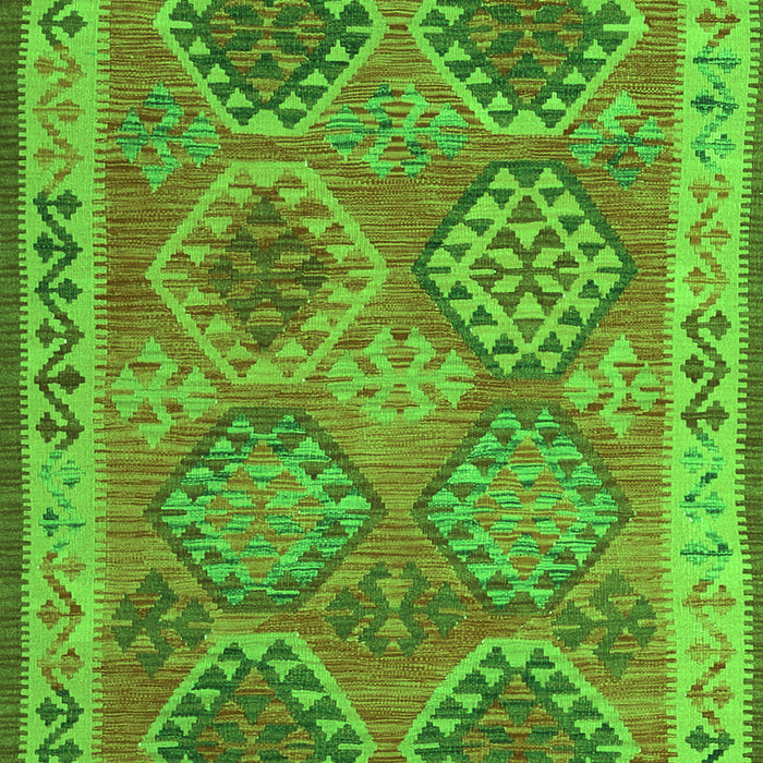 Oriental Green Traditional Rug, con1102grn