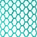 Square Terrilis Turquoise Contemporary Rug, con1103turq