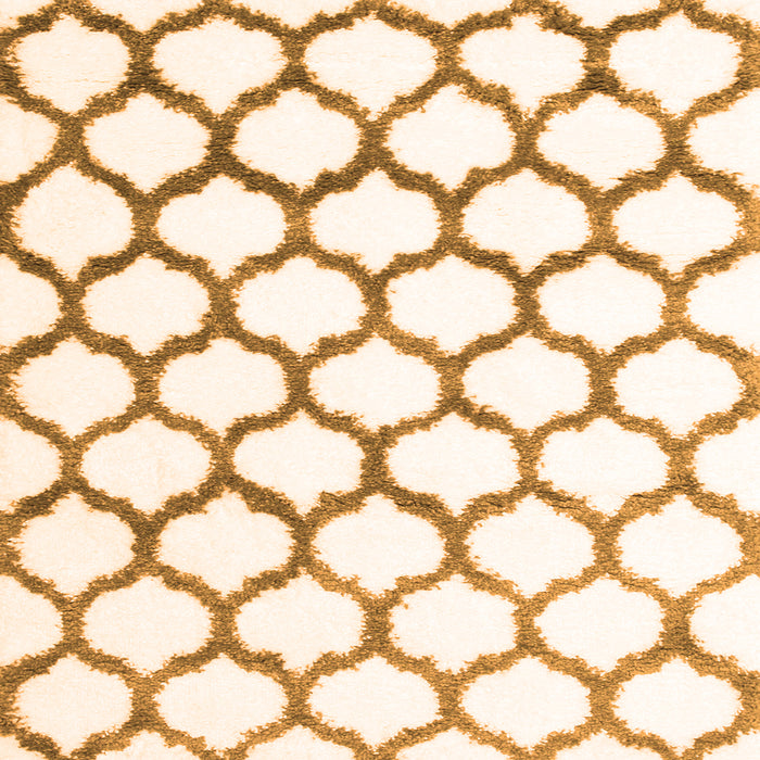 Serging Thickness of Terrilis Orange Contemporary Rug, con1103org