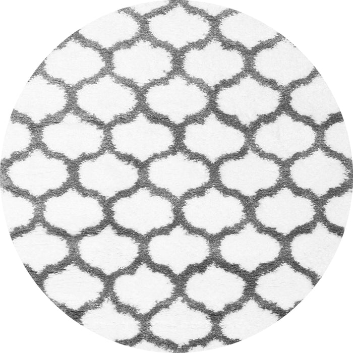 Machine Washable Terrilis Gray Contemporary Rug, wshcon1103gry