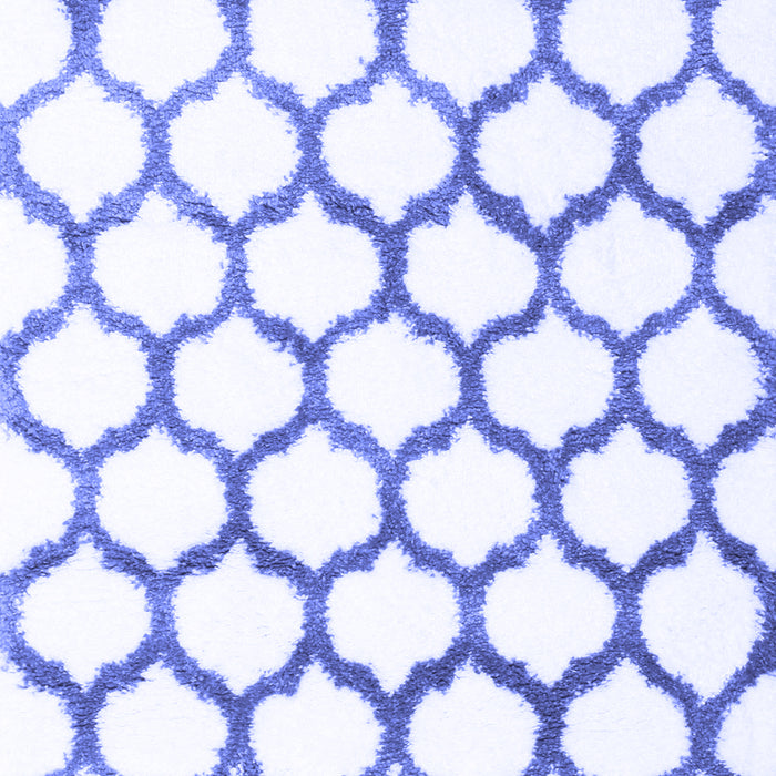 Machine Washable Terrilis Blue Contemporary Rug, wshcon1103blu