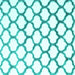 Square Machine Washable Terrilis Turquoise Contemporary Area Rugs, wshcon1103turq