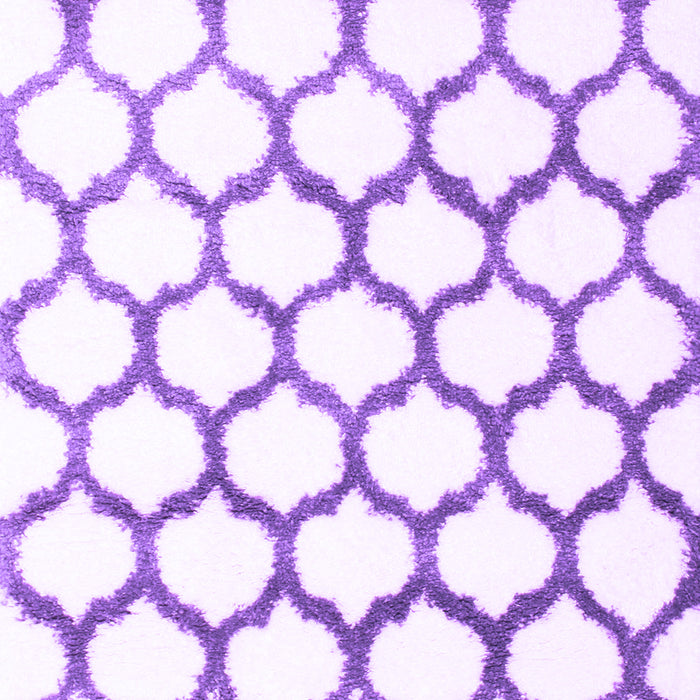 Machine Washable Terrilis Purple Contemporary Area Rugs, wshcon1103pur