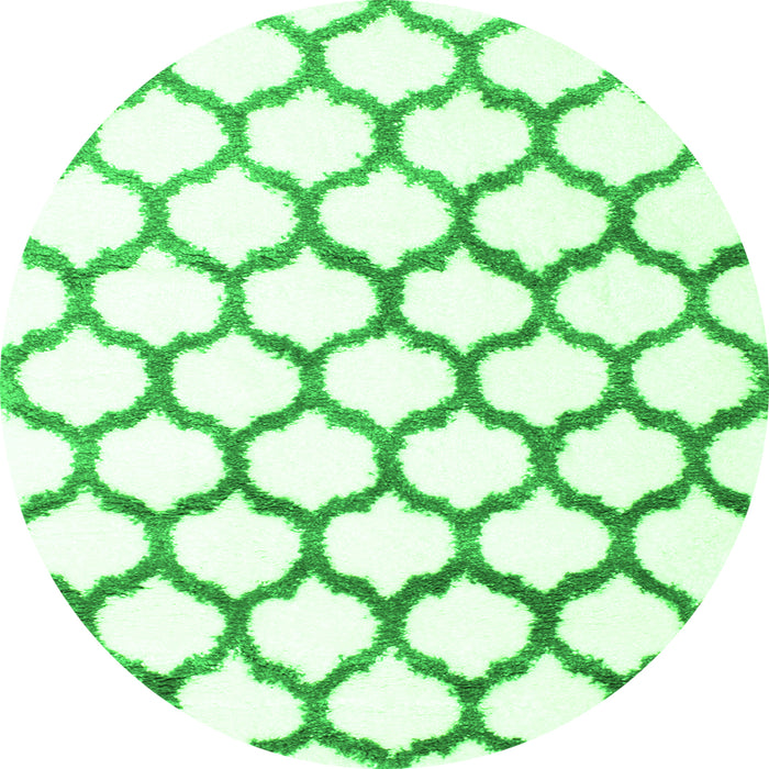 Square Terrilis Green Contemporary Rug, con1103grn