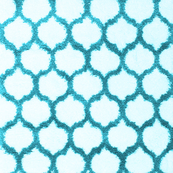 Machine Washable Terrilis Light Blue Contemporary Rug, wshcon1103lblu