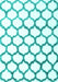 Machine Washable Terrilis Turquoise Contemporary Area Rugs, wshcon1103turq