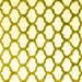 Square Terrilis Yellow Contemporary Rug, con1103yw