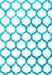 Terrilis Light Blue Contemporary Rug, con1103lblu