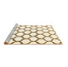 Sideview of Machine Washable Terrilis Brown Contemporary Rug, wshcon1103brn