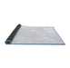 Sideview of Solid Blue Modern Rug, con1104blu