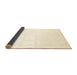 Sideview of Solid Brown Modern Rug, con1104brn