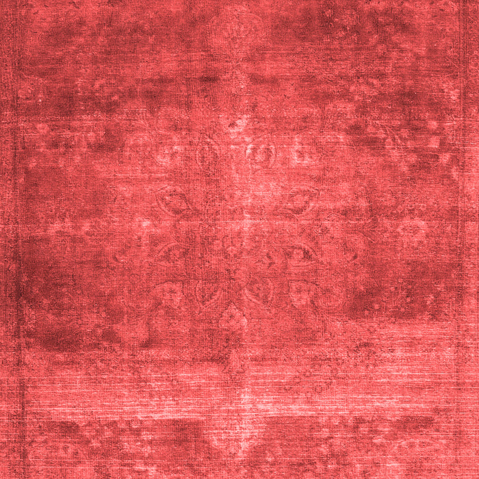 Machine Washable Abstract Red Contemporary Rug, wshcon1105red