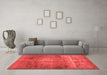 Contemporary Red Washable Rugs