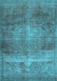 Abstract Light Blue Contemporary Rug, con1105lblu