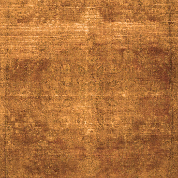 Abstract Orange Contemporary Rug, con1105org