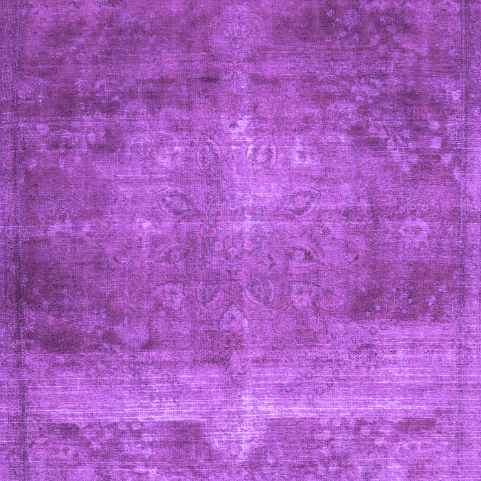 Abstract Purple Contemporary Rug, con1105pur