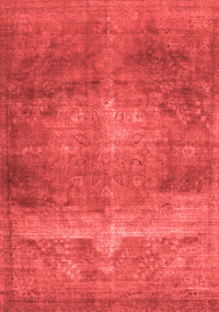 Abstract Red Contemporary Rug, con1105red