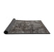 Thickness of Contemporary Gray Modern Rug, con1106