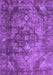 Machine Washable Abstract Purple Contemporary Area Rugs, wshcon1106pur