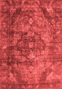 Abstract Red Contemporary Rug, con1106red