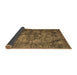 Sideview of Abstract Brown Contemporary Rug, con1106brn