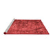 Contemporary Red Washable Rugs