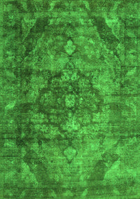 Abstract Green Contemporary Rug, con1106grn